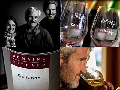 Domaine Richaud, exploitation viticole situé à Cairanne dans le Vaucluse