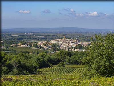 Producteurs de vin à Sablet en Vaucluse