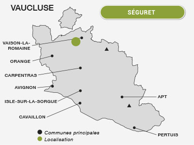 localisation-seguret-vaucluse-terroir-vignoble