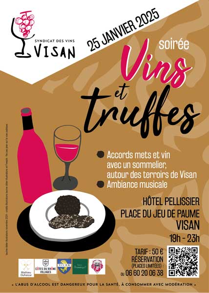 Soirée vins truffes visan