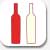 icone vins rouge, blanc